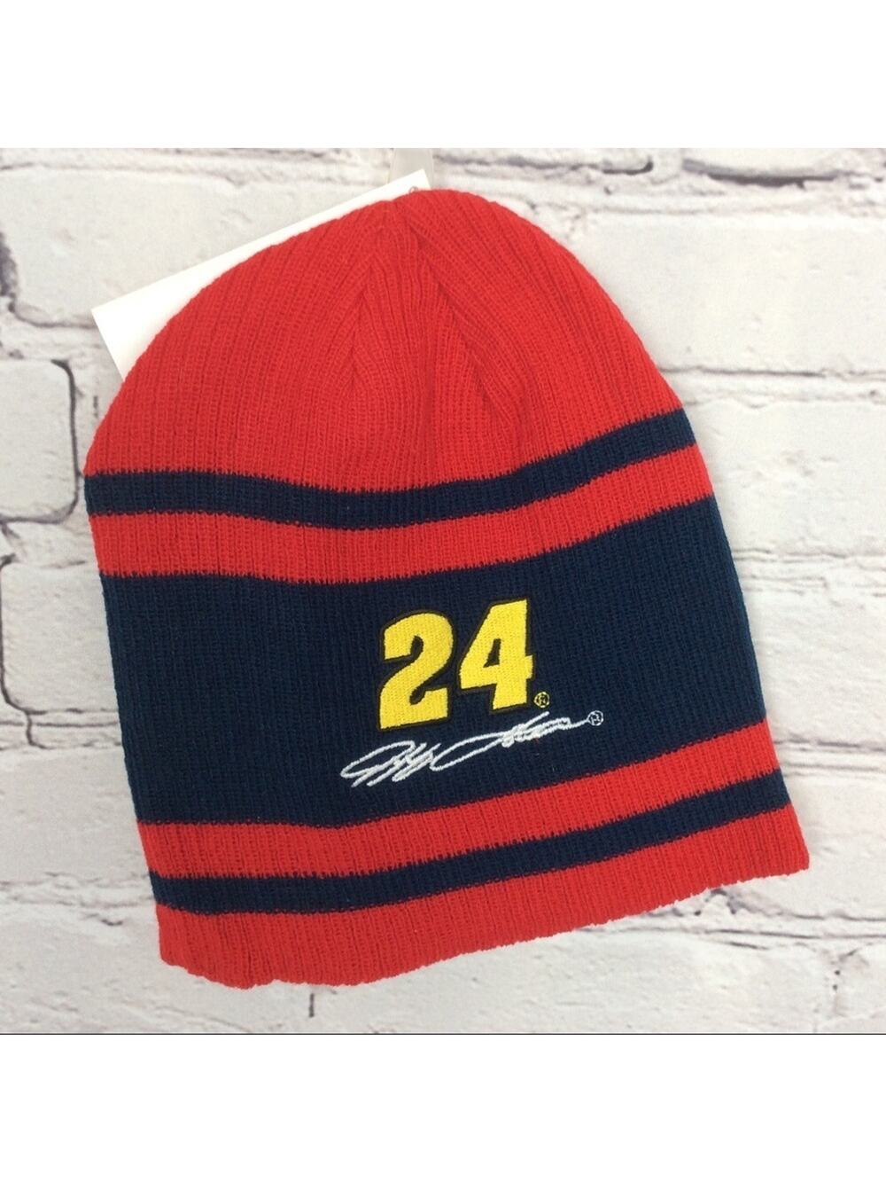 Winners Circle Nascar Jeff Gordon Toboggan Racing Beanie Winter Casual